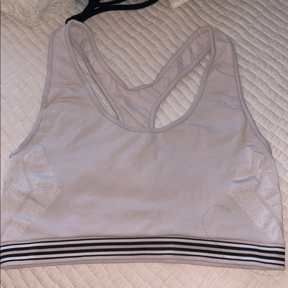 Aerie White Sports Bra